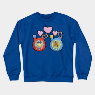 tamagotchi lovers OUTLINED Crewneck Sweatshirt